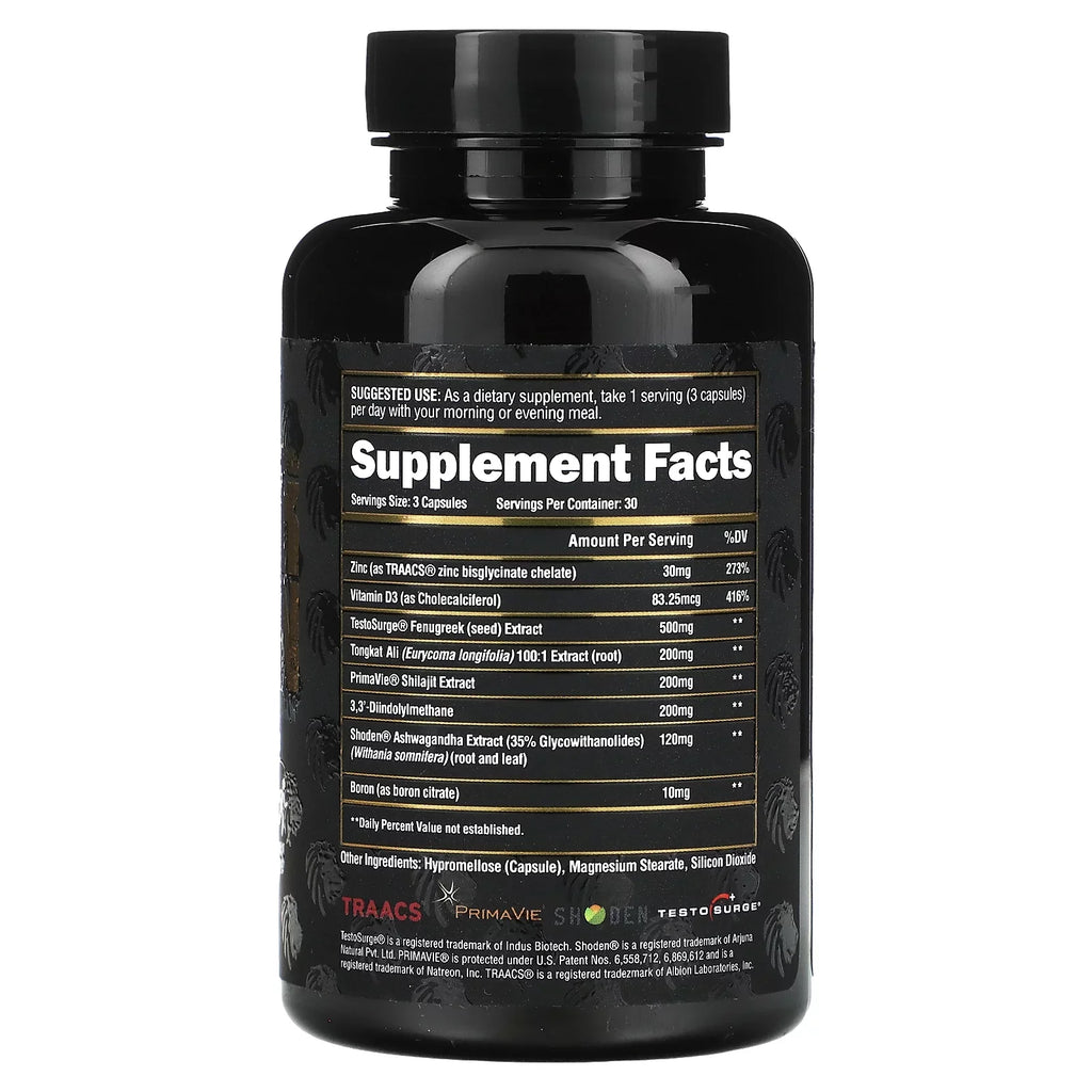 Lion Boost Capsules) Alpha Optimization, All Energy, (90 Ingredients Test, Male Drive, Hormone Premium Natural