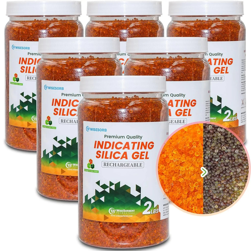 Indicating Desiccant Storage, Orange Silica Dark Wisesorb for 12LBS Desiccant Orange Gel Silica Premium Drying Dehumidifier Indicating Gel Beads, Reusable to Silica Green,