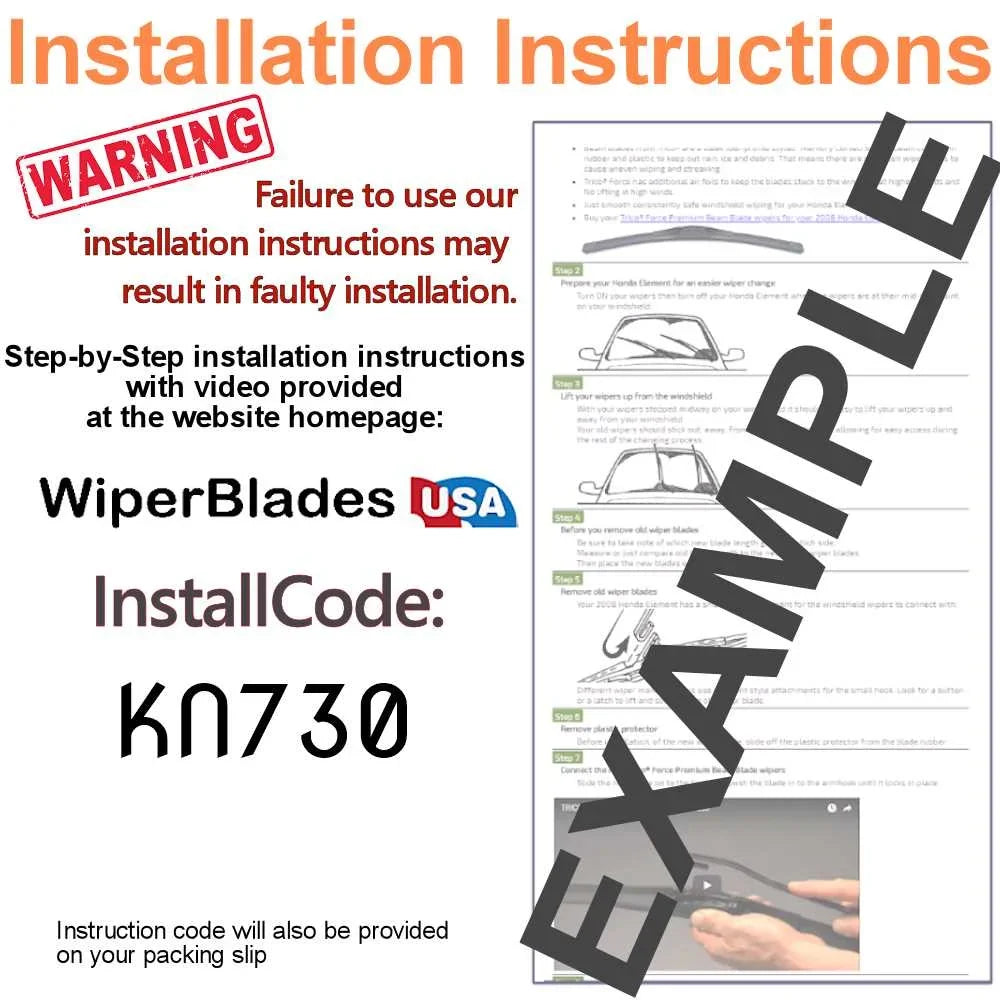 2019 of G4 Mitsubishi Wiper 2) Mirage (Set Blades