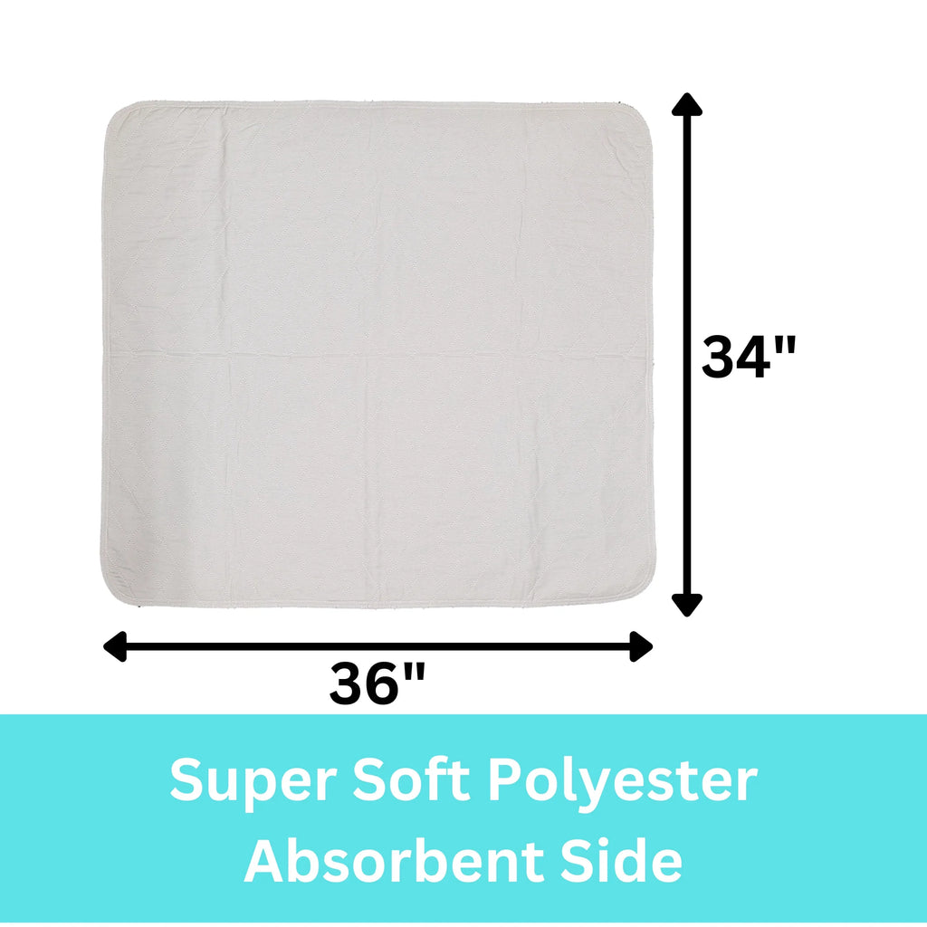 Pad Washable 36 - Pack Urinary x 34 4 Absorbent Incontinence Underpad Protection Bed