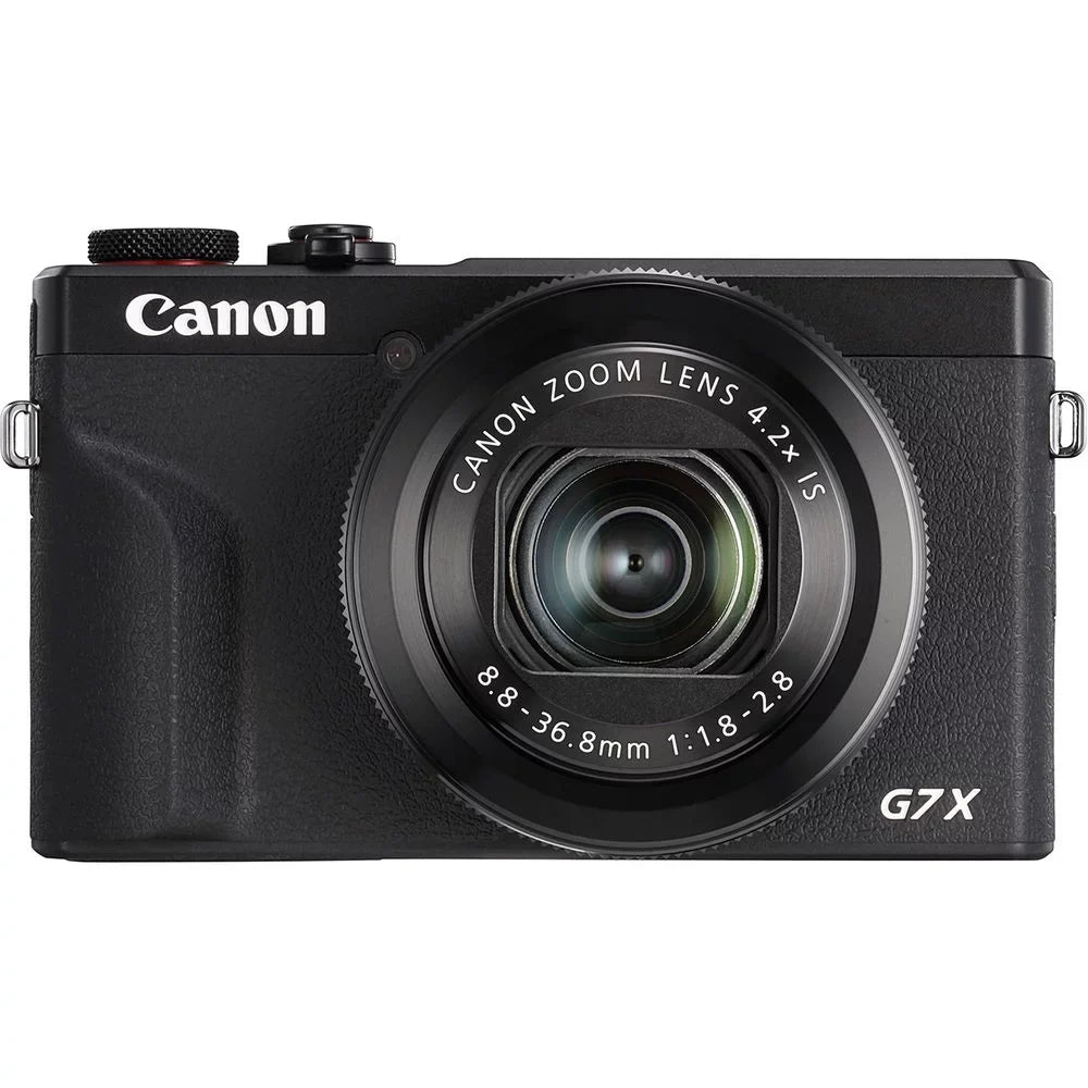 X Canon + + Digital Kit - III G7 Case Tripod 64GB PowerShot Mark Camera (Black)