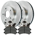Pads Hub Chevrolet 2002 Assembly Wheel Side RWD V6 Jimmy 1999 2003 Ceramic 4.3L 1998 2001 Driver Brake Rotors Kit 1998-2005 Passenger 2000 Front and for Blazer GMC AutoShack 2004 Bearing Replacement