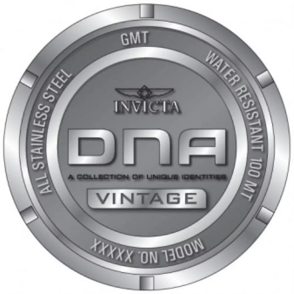 DNA Quartz Invicta Dial 31785 Antique Watch Silver Men's
