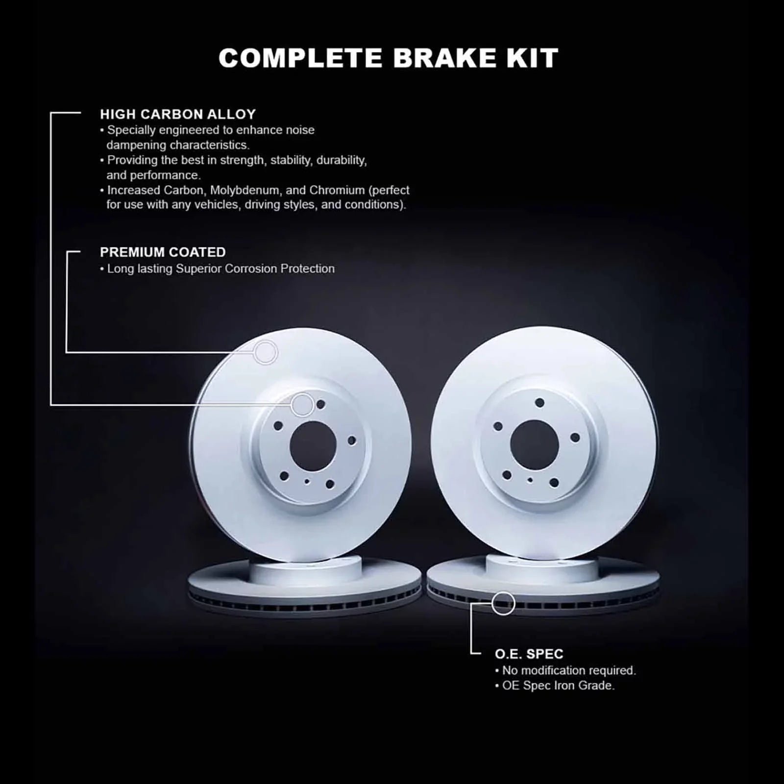 select: R1 Rotor Brake Wdpn2 Coated R1 2016 HONDA CR-Z Fits Carbon Concepts Concepts 59028