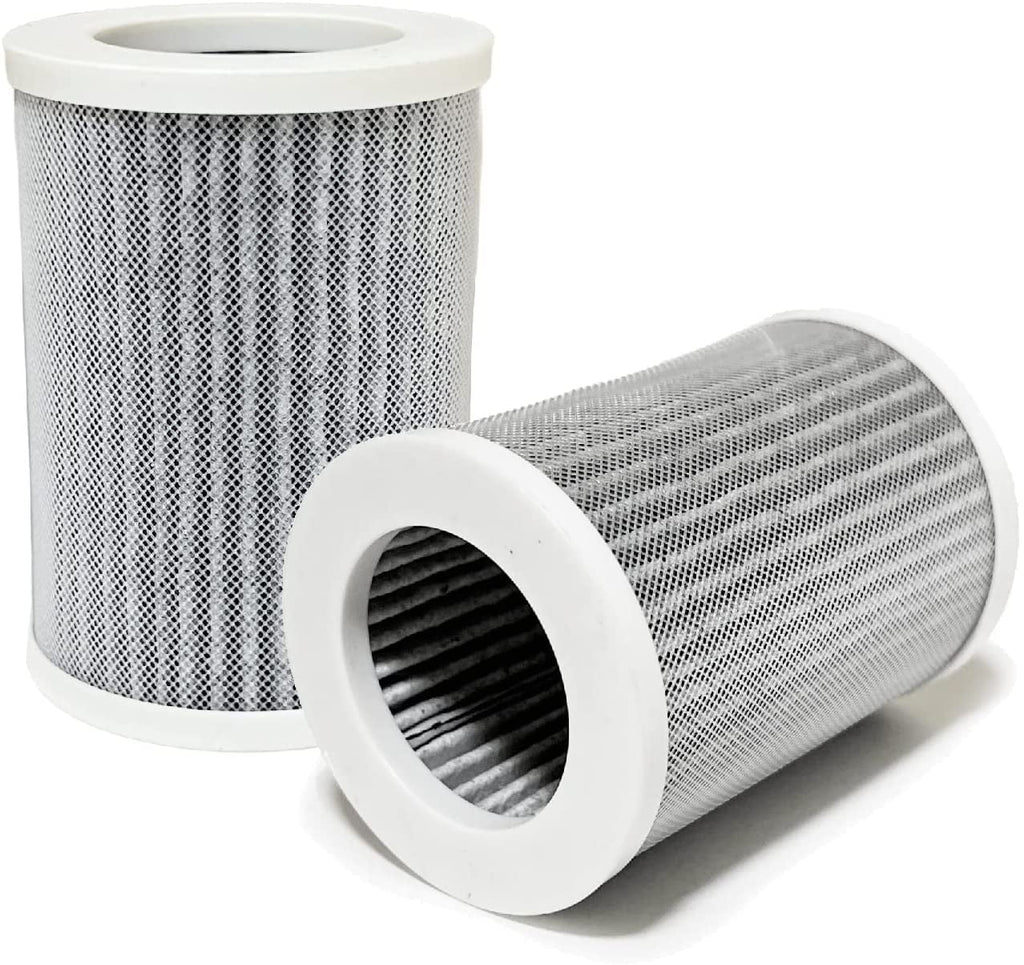 with Carbon Purezone Mini (PEPERSAP), 3-in-1 with Compatible Filters Packs True Replacement Pure Activated Purifier Air HEPA Enrichment Portable 8