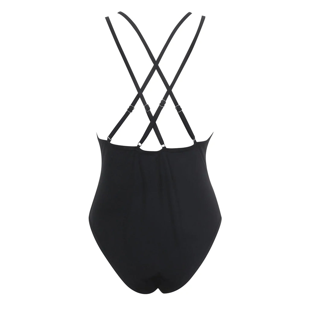 One Piece Padded Swimming Swimsuit Women's Bathing Bikini Suit Suit Beachwear Swimwear Women Gallus Monokini