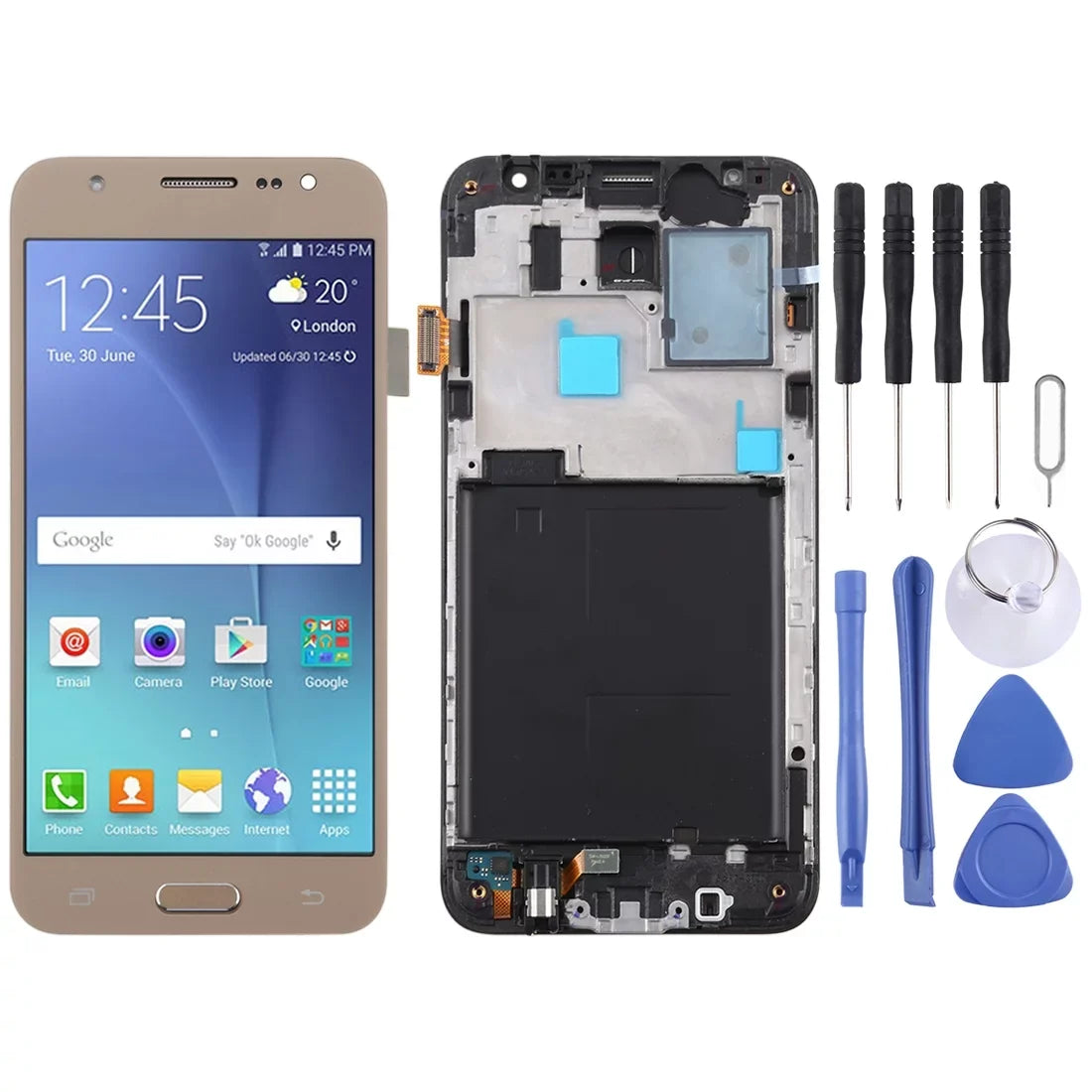 / TFT LCD Full J500F Frame Cellphone Assembly for J5 Screen Parts Spare Galaxy Digitizer with