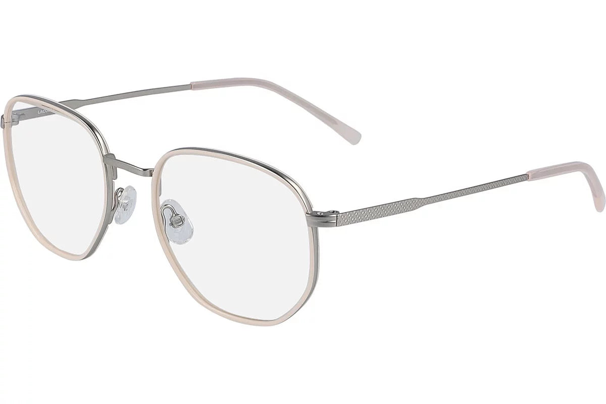 L2253-045-51 145mm dimension Silver 20mm LACOSTE 51mm Eyeglasses