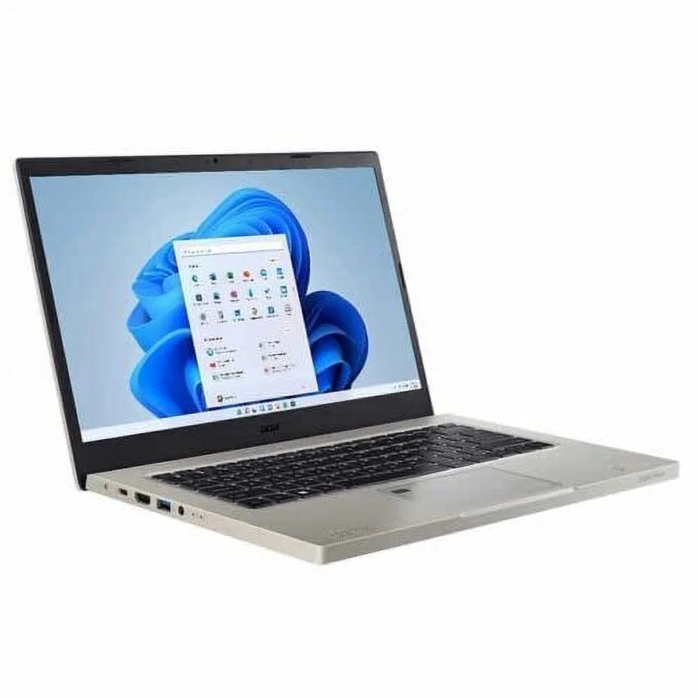 1.70GHz, Home, RAM acer 1080p Accessories Webcam, i7-1255U Core Backlit FHD + Windows Keyboard, Gray 1TB 11 Laptop, LED-Backlit Aspire Print Finger EVO Vero 16GB Bluetooth, Reader, 14" SSD,