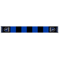 Bar Scarf Knit Black/Blue Jose Earthquakes Team San