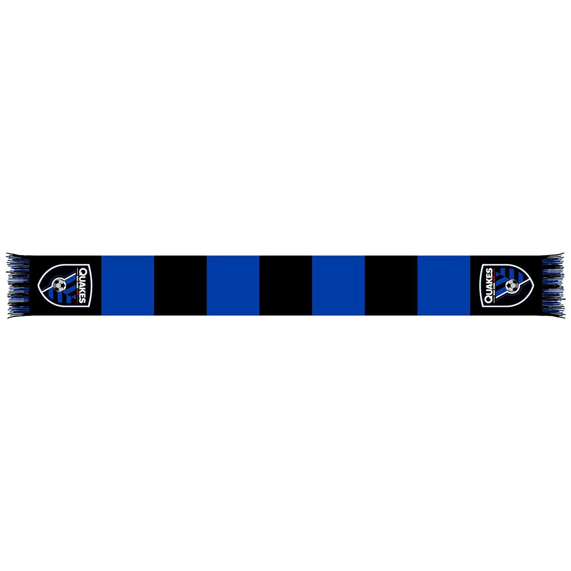 Bar Scarf Knit Black/Blue Jose Earthquakes Team San