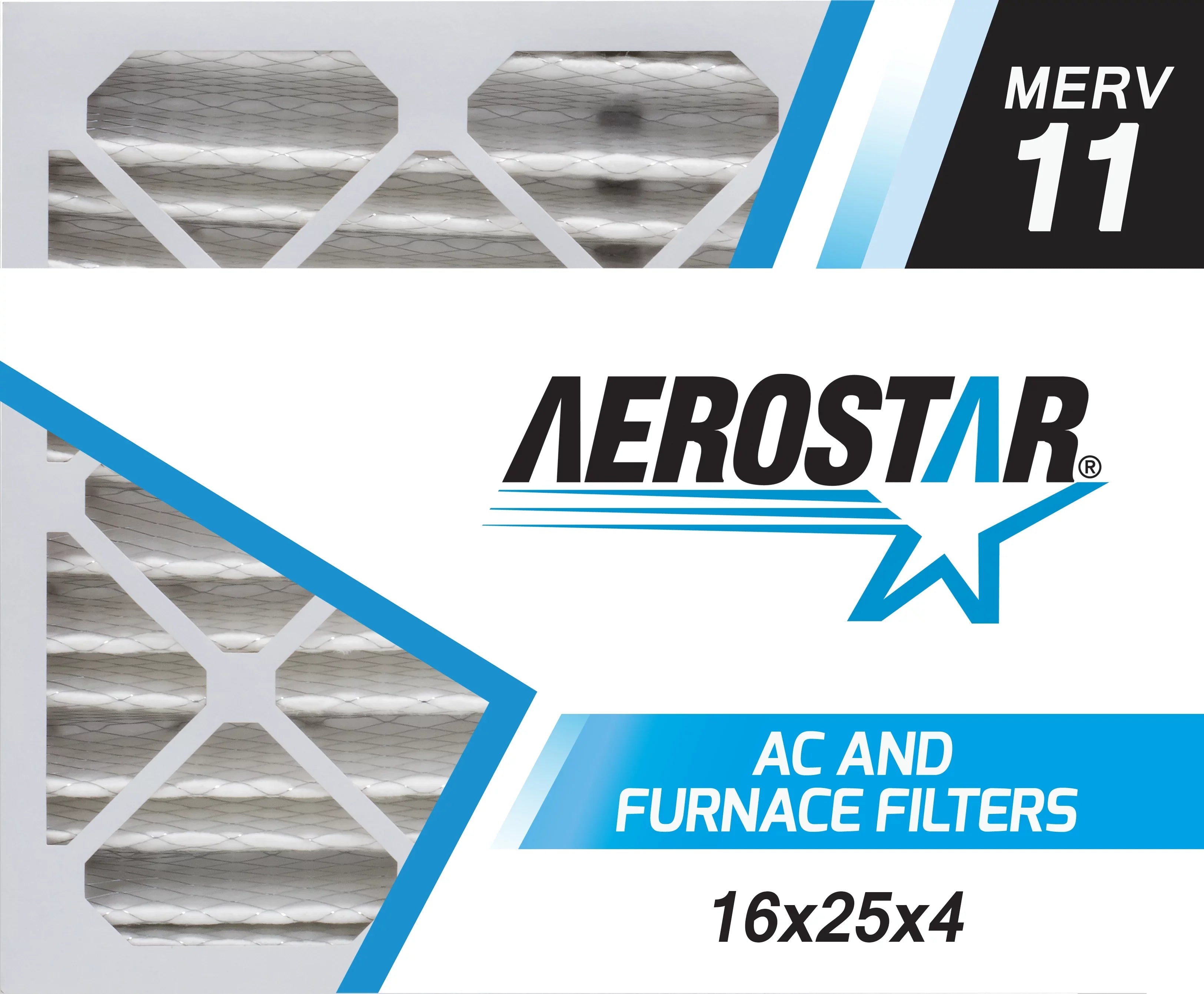 16x25x4 and Filter Furnace Box Merv - 11, AC Aerostar 3 of