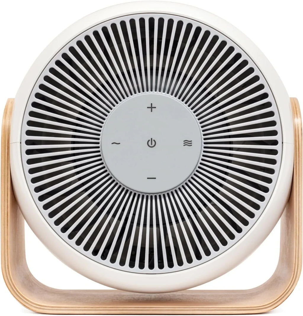 Noise - Noise - Fan Adjustable Smart Smooth, Remote Machine Control, & Scheduling, Features Powerful 2-in-1 Breez Air - via & WAGEE White App Table Smart White Bedroom