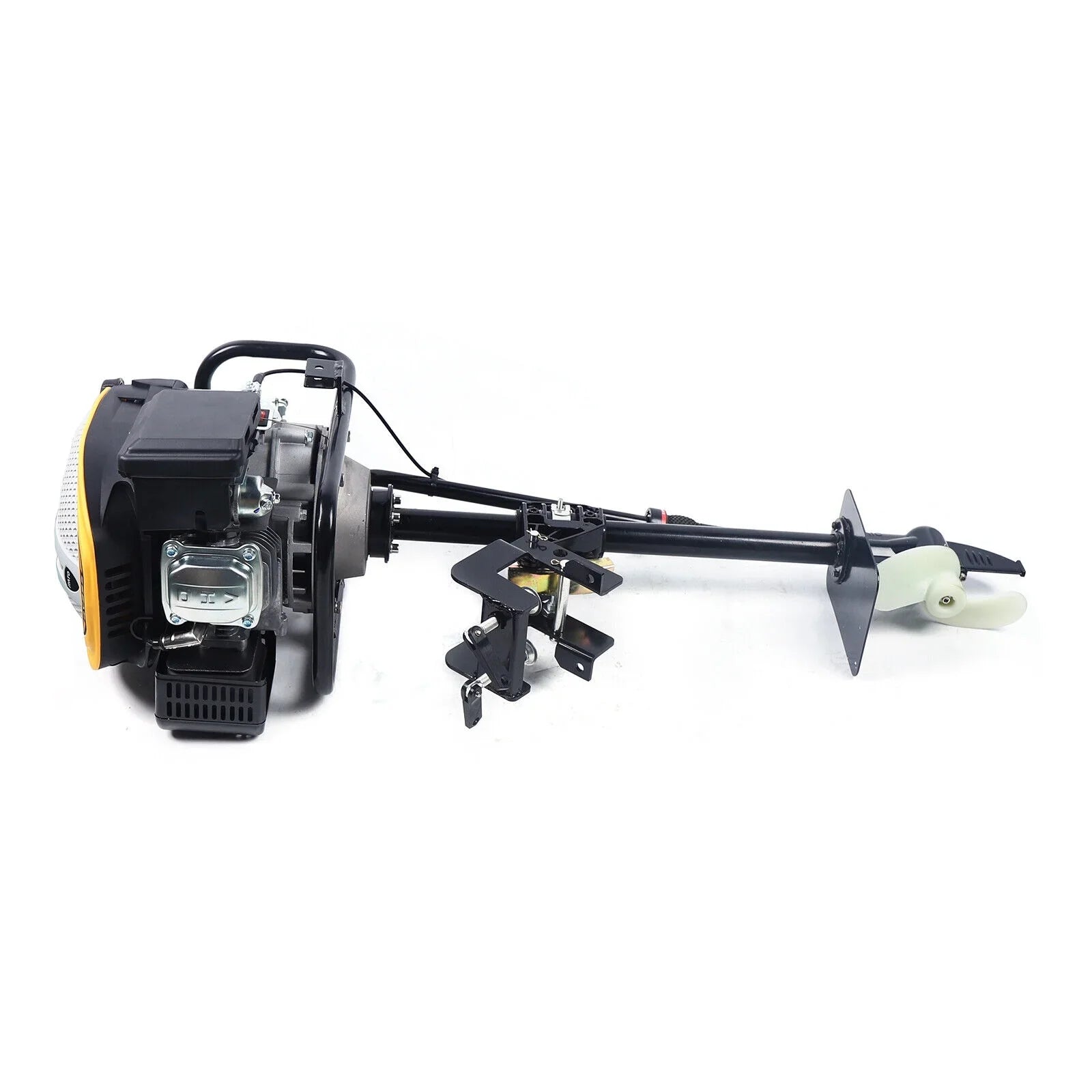 Engine Boat Boat 9 TAS Outboard System Motor Ignition 4 CC Air Cylinder Heavy 225 Stroke Cooling Miumaeov Engine 3600 r/min Single HP Fishing Marine Duty with Engine