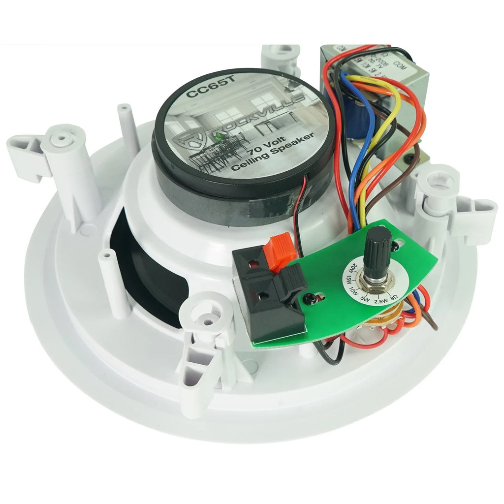 6-Zone JBL 3.5" Cube+2) Restaurant/Bar Amp+6) for and Speakers Ceiling White Pendant
