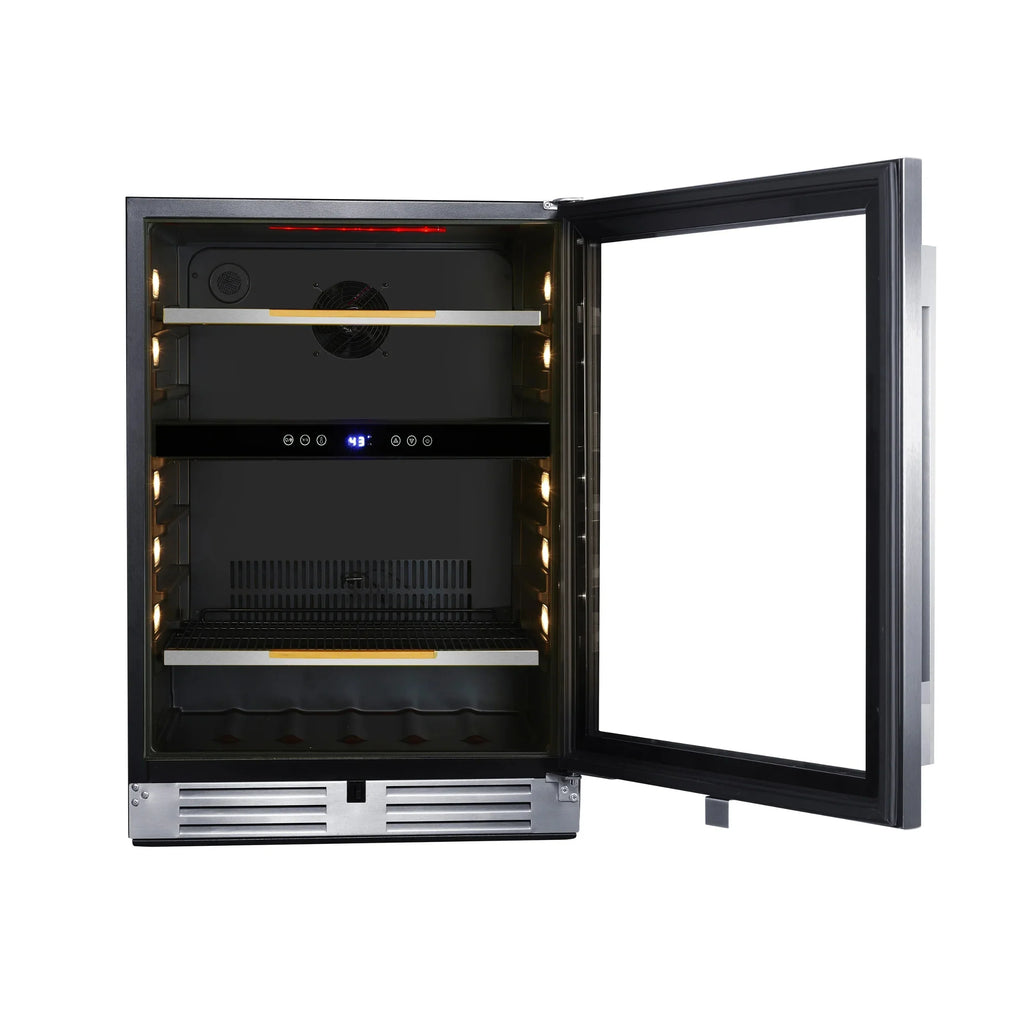 Steel Center, ELITE (ARFSE55R3S) Beverage Series Avanti in Stainless 125 Can Capacity,