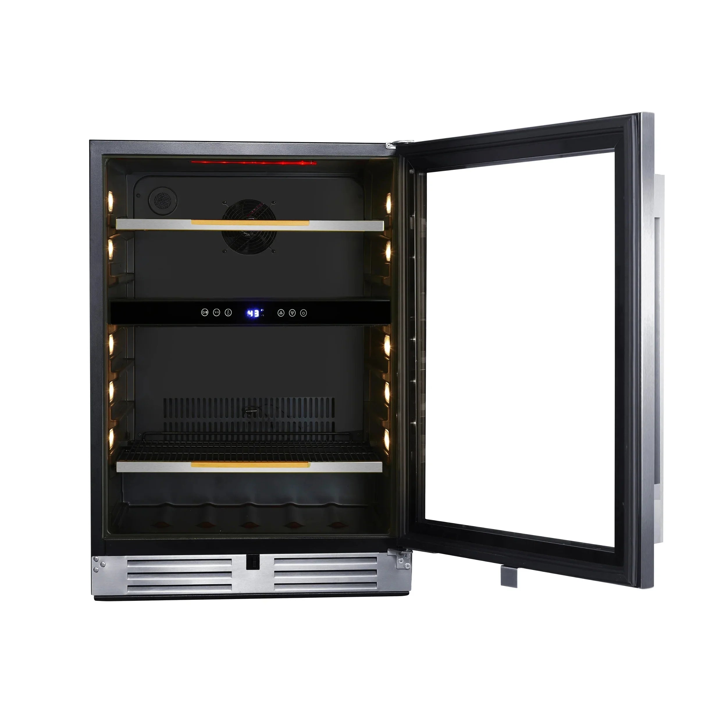 Steel Center, ELITE (ARFSE55R3S) Beverage Series Avanti in Stainless 125 Can Capacity,
