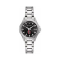 Stainless Sport Watch Stanford Classic Cardinal Women's Black Bulova Steel