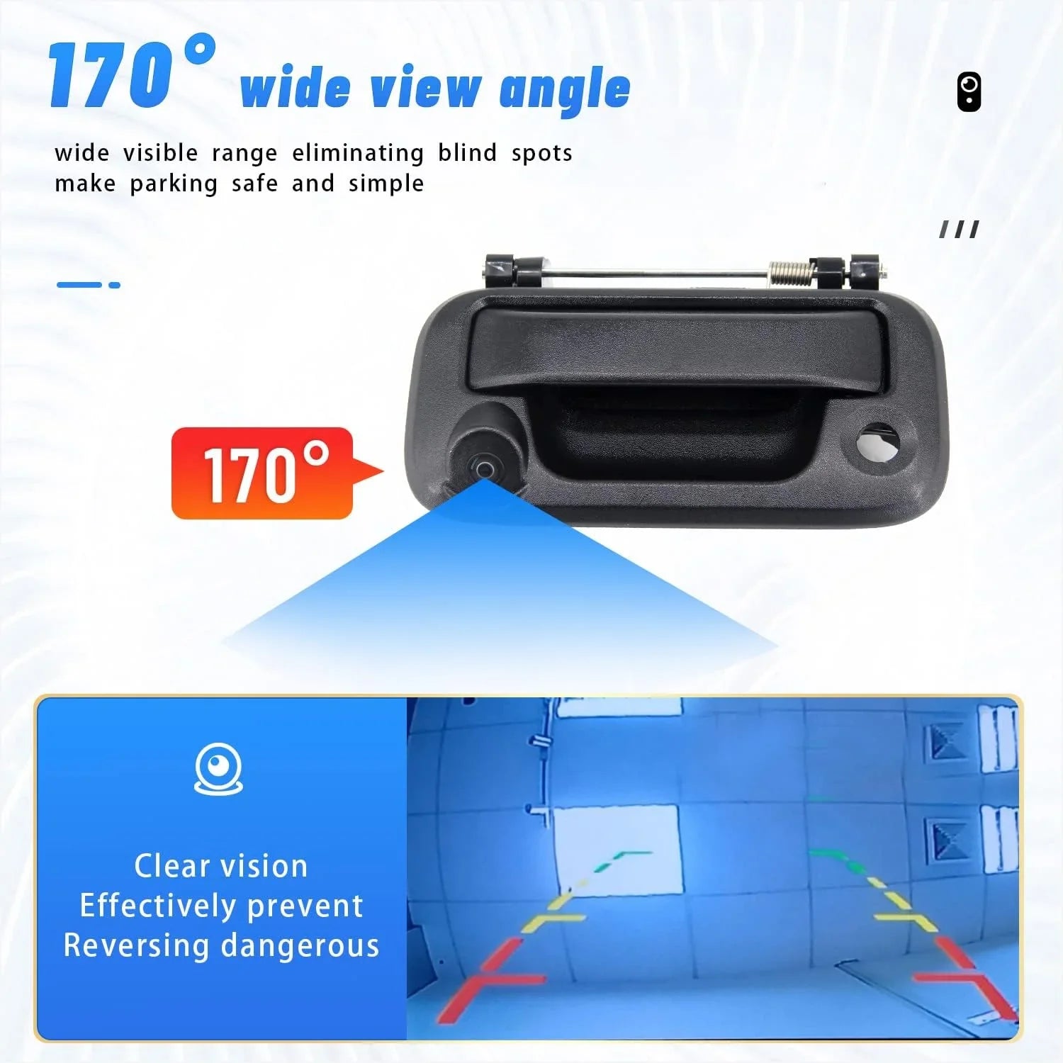 Camera Camera 2005-2014 Reverse Tailgate Camera FEXON Backup Rear Handle View Parking Camera Compatible F150 with