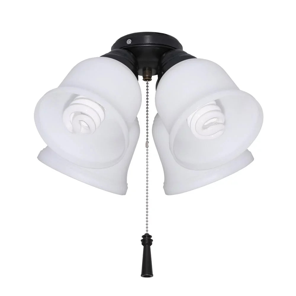 Fan 91306 New Gazelle 1002723735 Hampton / Bay 4-Light Kit Light Ceiling LED -