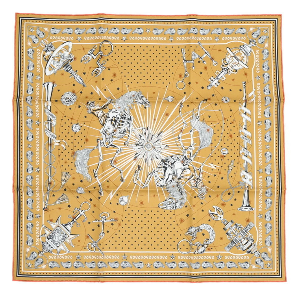 STELLARUM Bandana 55 Pre-Owned Hermes Carre Silk (Like 100% New) CHORUS
