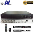 DVR HD-TVI Phone Time Office System Channel 16 Mobile HDMI 1080p for Hard Playback 1TB With Security AV Home Accessible H.265True-HD Real Drive Internet 101