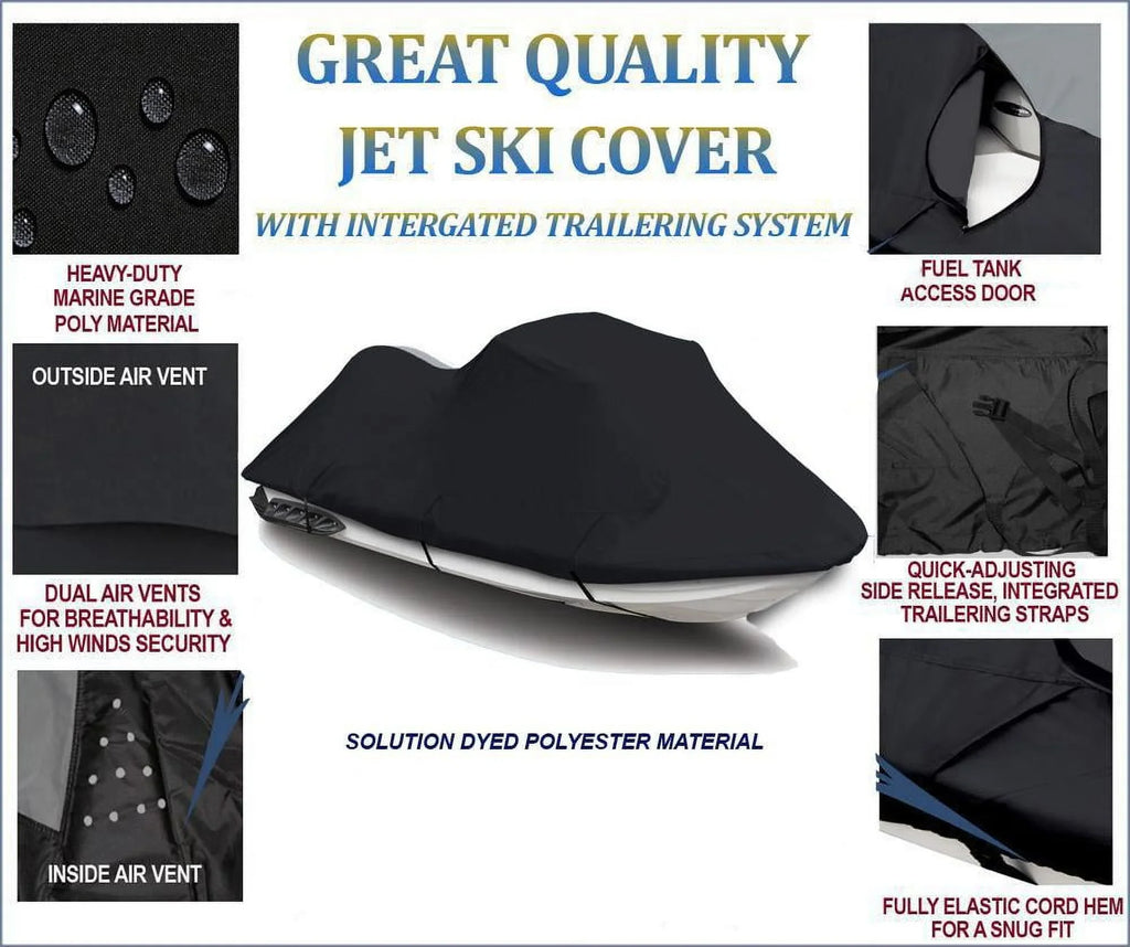 Cover OF THE JET 1998 YAMAHA TOP Compatible for SKI 1995 Jet Venture 700 BLACK LINE 1996 1997 Cover PWC Wave Ski