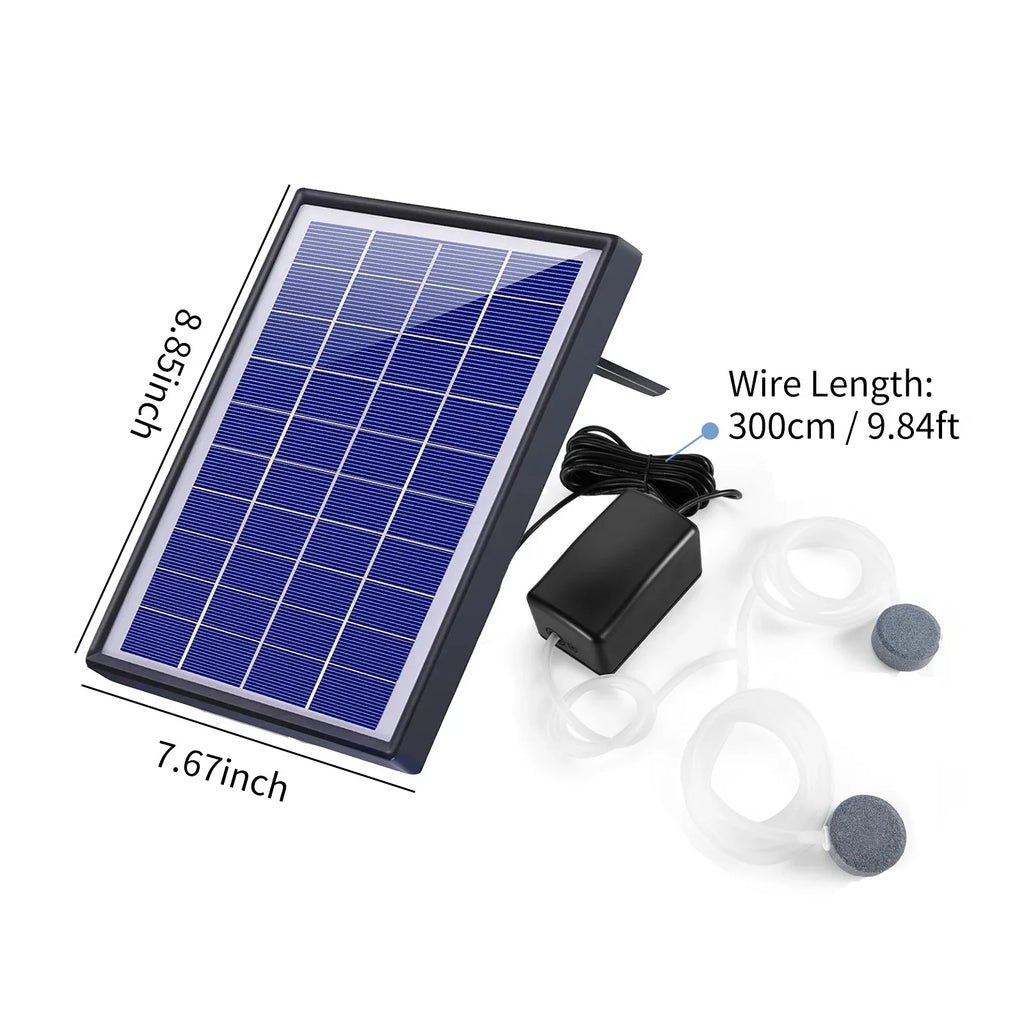 Fish Stones Bubble Aerator Pond Aerator Air Solar Pump pump, Air Fish6w Air Fish With Aerator Air Oxygenation Air Pump Pump GoolRC Pool Stones Bubble Yaliya BubbleAerator 2 Pump