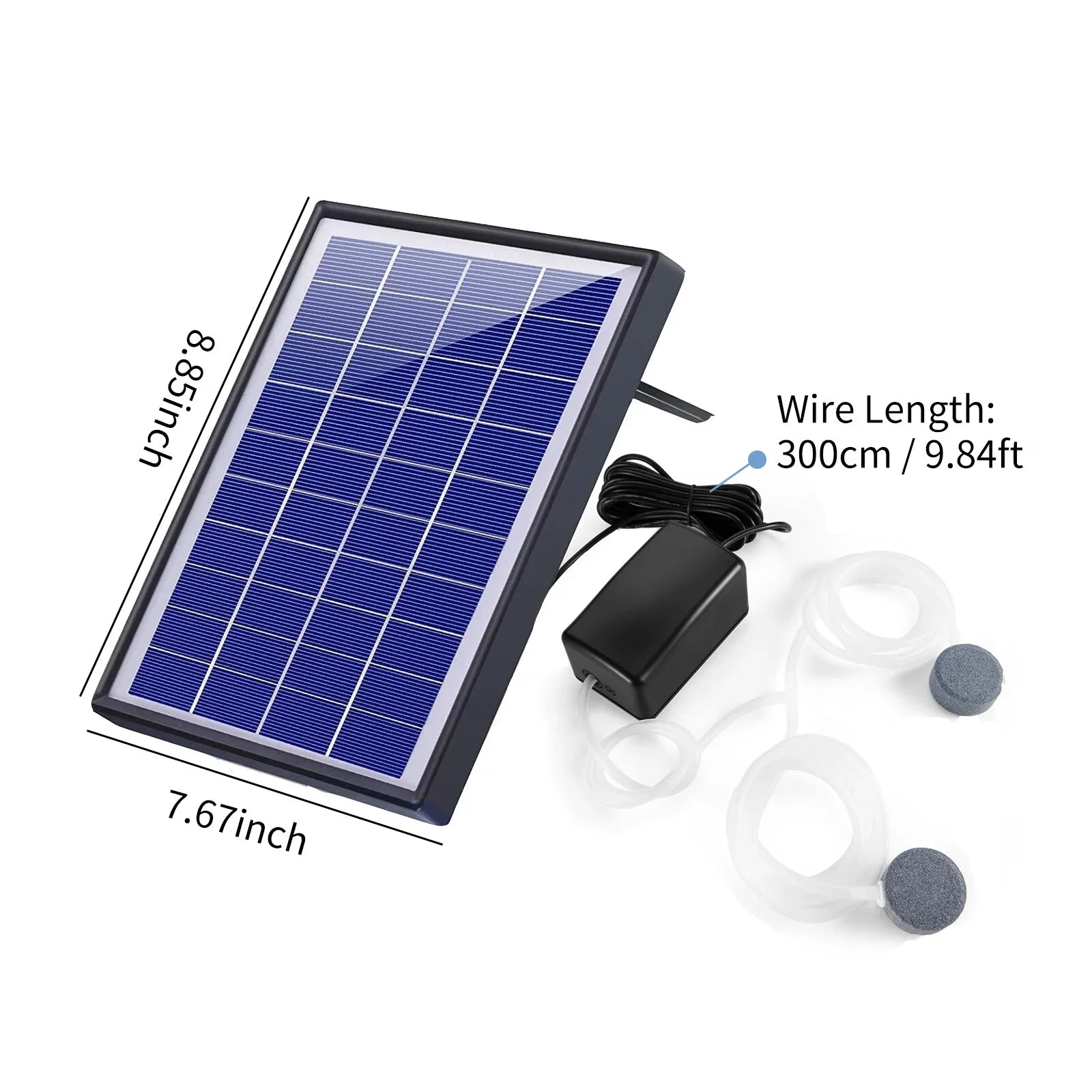 Fish Stones Bubble Aerator Pond Aerator Air Solar Pump pump, Air Fish6w Air Fish With Aerator Air Oxygenation Air Pump Pump GoolRC Pool Stones Bubble Yaliya BubbleAerator 2 Pump