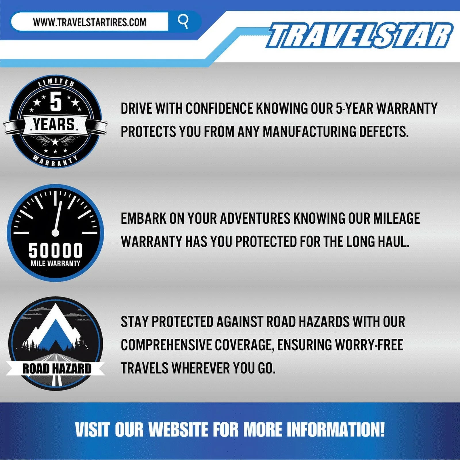 Truck EcoPath H/T Tire 120/116R Light E Season LT235/85R16 Travelstar All
