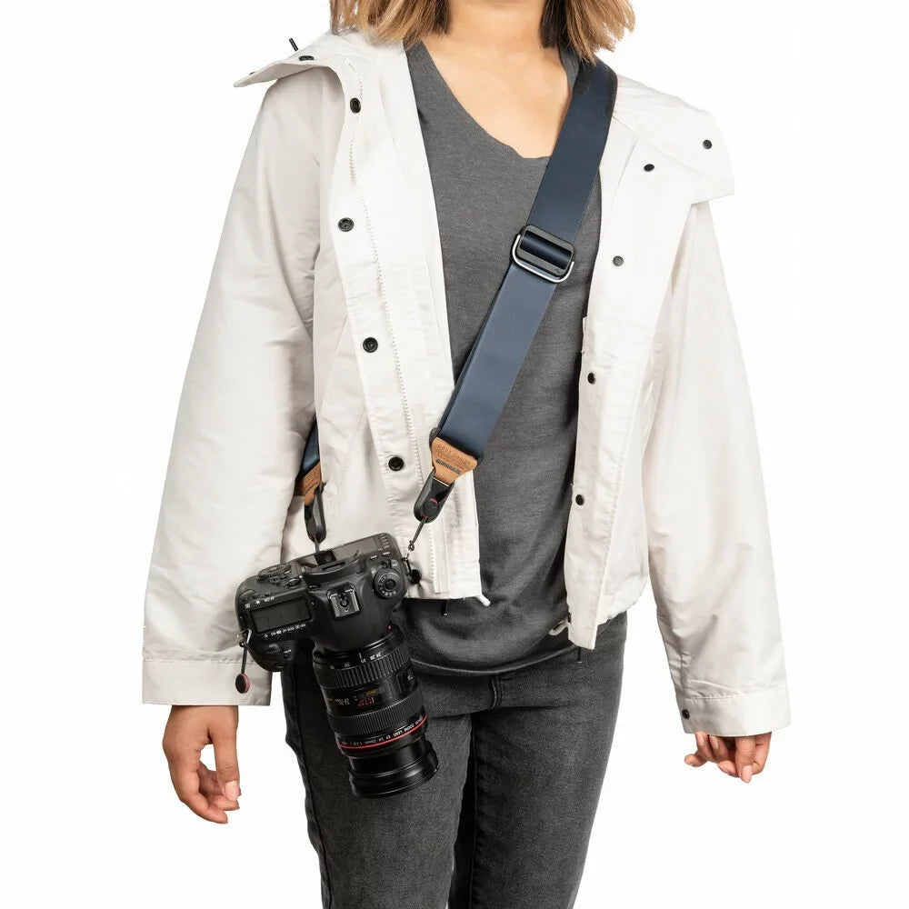 SL-MN-3 Design Camera Strap (Midnight) Slide Peak
