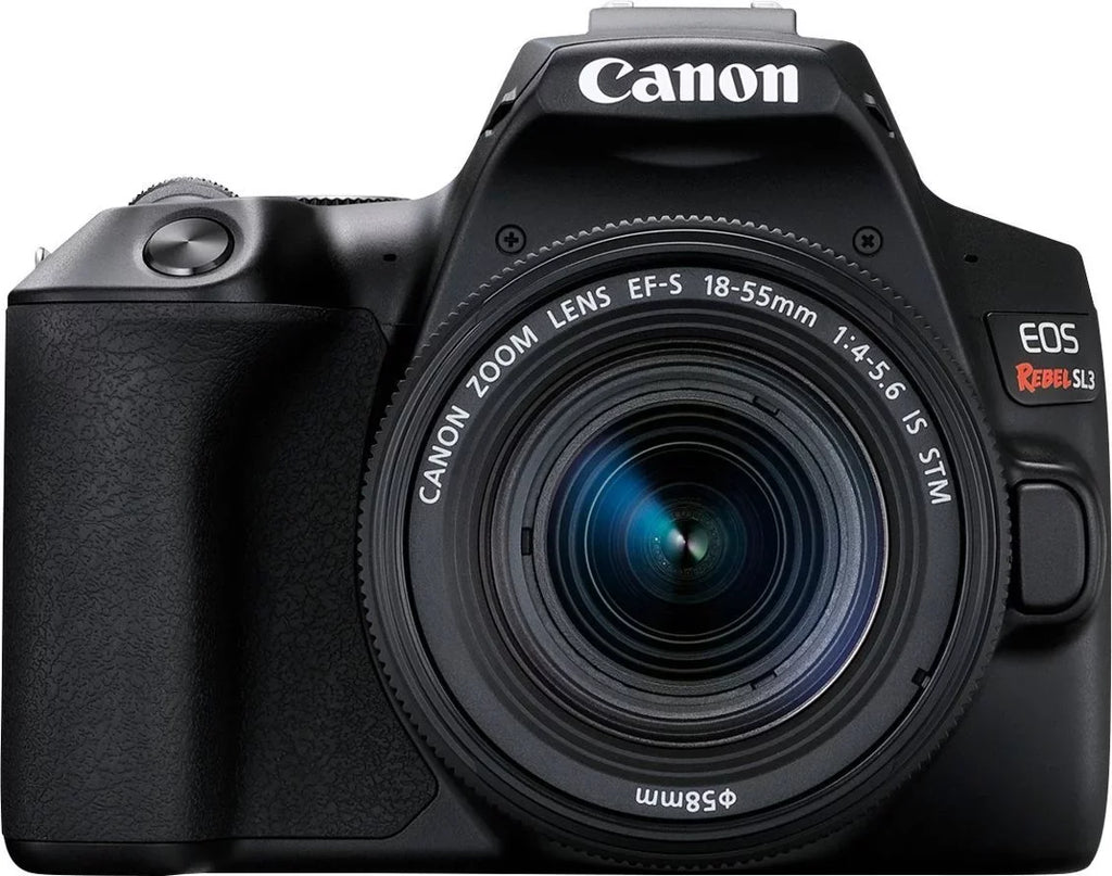 STM EF-S and with EOS DSLR Flash, 18-55mm Lens, SL3 Canon 32GB Case, Memory, Bundle Rebel Accessory