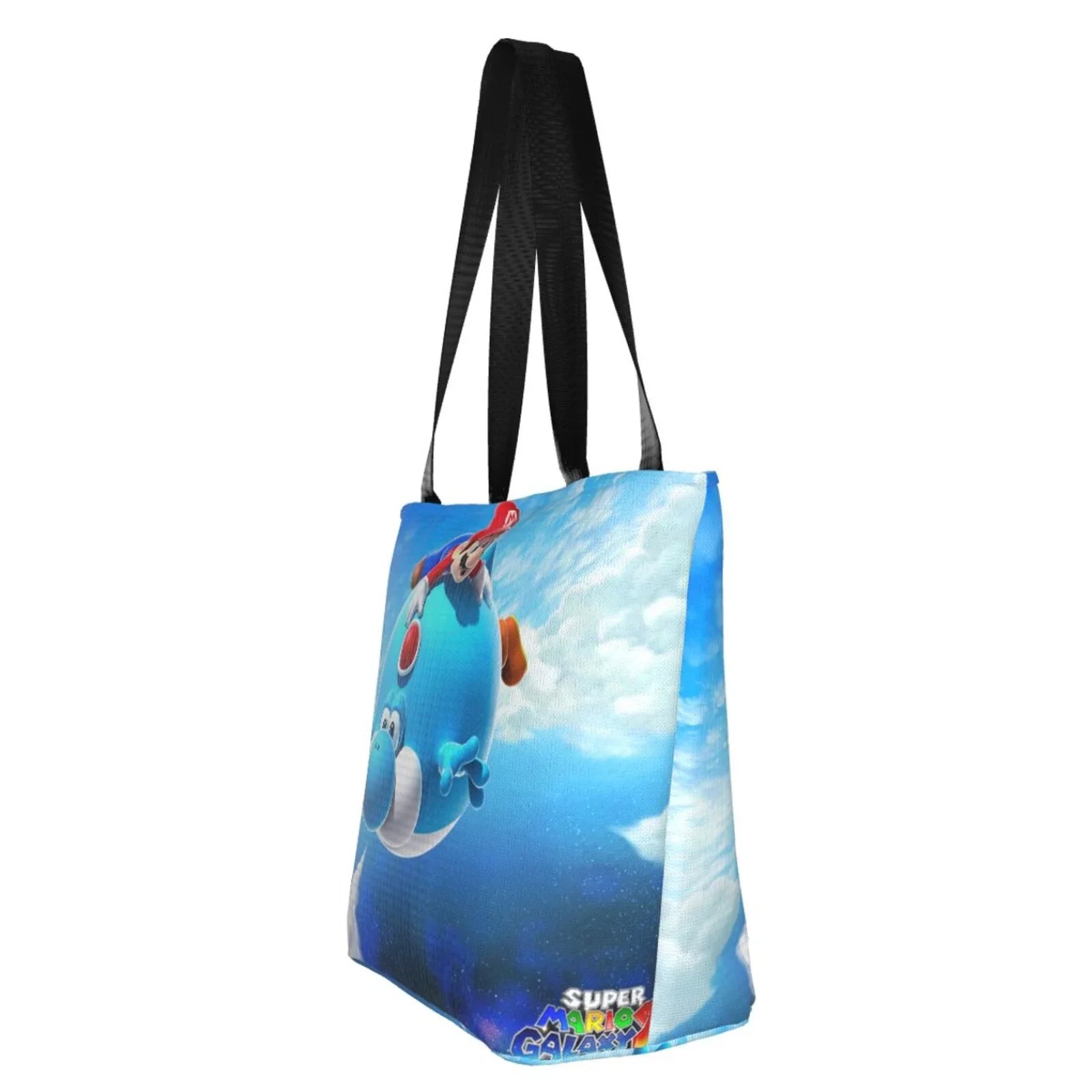 Mario Super Shopping Galaxy Large Capacity Tote For Beach School Business Handbag Bag Women's Travel Shoulder Work Game