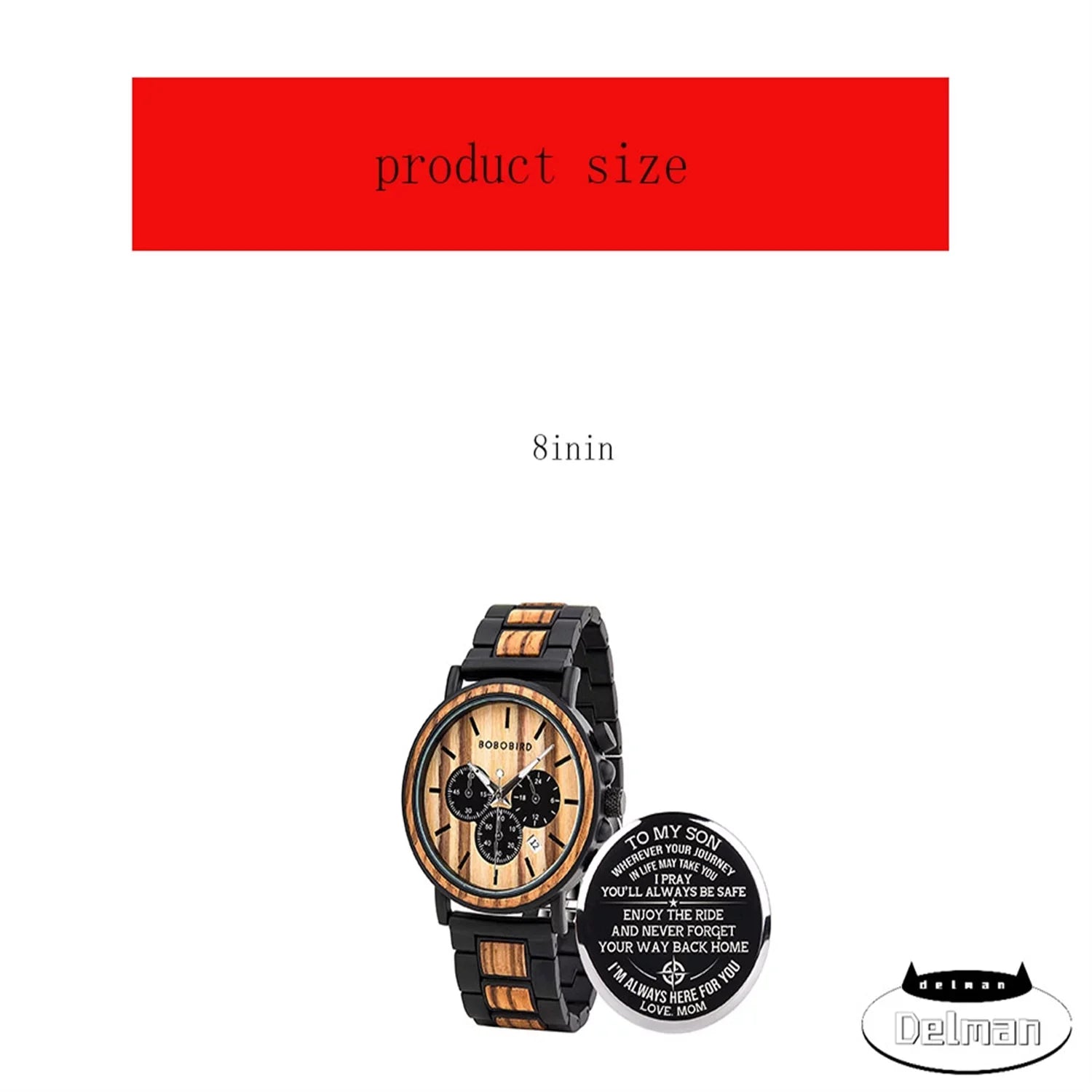 Men Family Watch Stainless Quartz Engraved Personalized Stylish Wooden Casual Combined Wristwatches Friends for & Mens Steel Customized Wood Watches,